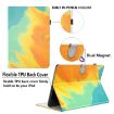 Samsung Galaxy Tab 9 Autumn Leaves Watercolor Flip Leather Case - 5