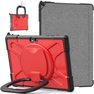 Microsoft Surface Go 1/2/3 Red TPU + PC Tablet Case - 1
