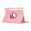 Samsung Galaxy Tab S8 Ultra Pink Litchi Leather 360 Rotation Case - 5