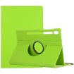 Samsung Galaxy Tab S8 Ultra Green Litchi Leather 360 Rotating Case - 1