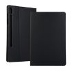 Samsung Galaxy Tab S8 Ultra Leather Case with Holder - Black - 1