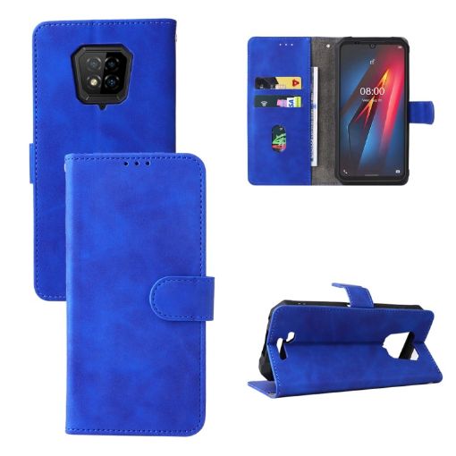 Ulefone Armor 8 Blue Leather Phone Case with Magnetic Buckle - 1