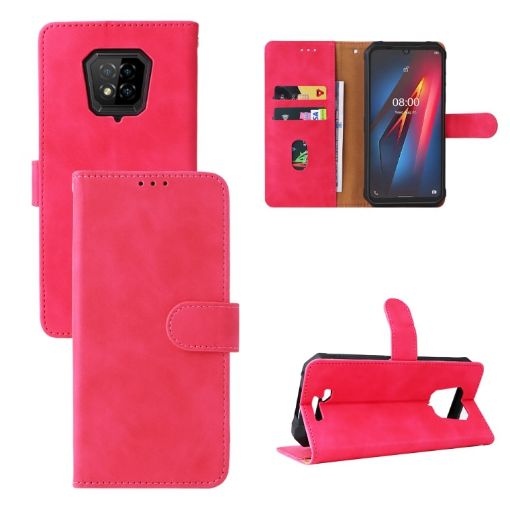 Ulefone Armor 8 Rose Red Leather Phone Case with Magnetic Buckle - 1