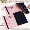 Samsung Galaxy Tab A8 10.5 2021 Tree & Deer Leather Case Pink - 4