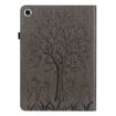Samsung Galaxy Tab A8 10.5 2021 Tree & Deer Leather Case Grey - 3