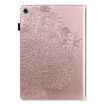 Samsung Galaxy Tab A8 10.5 2021 Gold Peacock Embossed Leather Case - 3