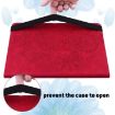 Samsung Galaxy Tab A8 10.5 2021 Red Peacock Embossed Leather Case - 5
