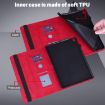 Samsung Galaxy Tab A8 10.5 2021 Red Peacock Embossed Leather Case - 7