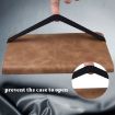Huawei MediaPad M5 Lite 10.1 Brown Embossed Striped Leather Case - 6