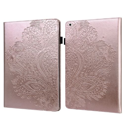 Peacock Embossed TPU + PU Leather Tablet Case for iPad 10.2/Pro 10.5 - 1