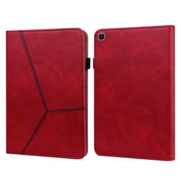 Samsung Galaxy Tab A 8.0 (2019) T290 Red Embossed Leather Case - 1