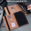 Brown Embossed Striped Leather Case for iPad 10.2/Pro 10.5 (2019) - 4