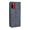 Ulefone Note 12P Blue Leather Phone Case with Magnetic Buckle Retro Texture - 3