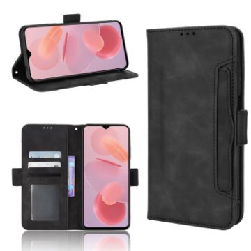 Ulefone Note 12P Black Calf Pattern Leather Phone Case - 1