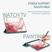 Samsung Galaxy Tab S8 Ultra/X900 Pink 3-Fold Honeycomb TPU Leather Case - 3