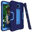 Galaxy Tab A 8.0 (2018) T387 Silicone + PC Case with Holder - Navy/Blue - 4