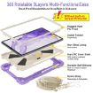 Shockproof Case for Samsung Galaxy Tab S8+ 12.4" - Purple Beige - 3