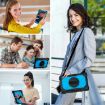 Samsung Galaxy Tab S8+ 12.4" Shockproof Case Black+Blue SM-X800/SM-X806 - 7