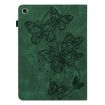 Samsung Galaxy Tab A8 10.5 2021 Green Butterfly Leather Case - 2