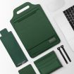 13" Green Multifunctional Mouse Pad Stand & Handheld Laptop Bag - 1