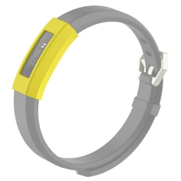 Yellow Silicone Watch Case for Fitbit Alta/Alta HR/ACE - Full Coverage - 1