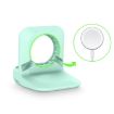 Mint Green Silicone Charging Holder for Apple Watch - 5