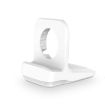 White Silicone Charging Holder for Apple Watch - Secure & Stylish Stand - 3