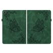 Samsung Galaxy Tab A7 10.4 2020 Butterfly Flower Leather Case Green - 2