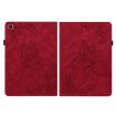 Samsung Galaxy Tab A7 10.4 2020 Butterfly Flower Leather Case Red - 2