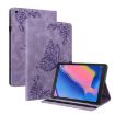 Samsung Tab A 8.0 2019 T290/T295/T297 Purple Butterfly Flower Case - 1