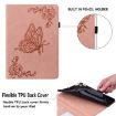 Samsung Galaxy Tab A8 10.5 2021 Butterfly Flower Leather Case Rose Gold - 6