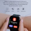D SEVEN 1.9" TFT Screen Smart Watch, Bluetooth Dial, Sleep Monitor, Grey - 5