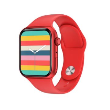HW22 Pro Smart Watch - 1.75" HD Screen, Bluetooth Dial, Temp Monitor (Red) - 1