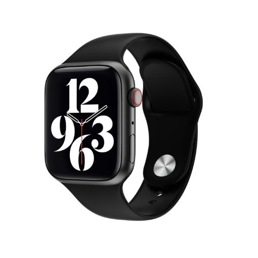 HW22 Pro Smart Watch - 1.75" HD Screen, Bluetooth Dial, Temp Monitor (Black) - 1