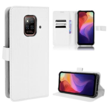 Ulefone Power Armor 14/14 Pro White Leather Phone Case - Diamond Texture - 1