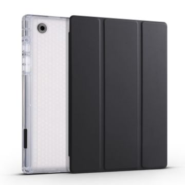 Samsung Galaxy Tab A8 X200 Black 3-Fold Honeycomb TPU Leather Case - 1