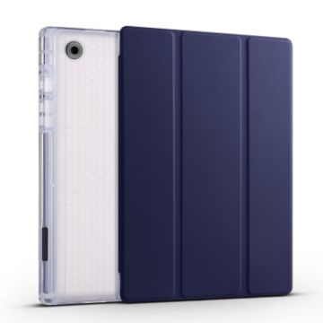 Samsung Galaxy Tab A8 X200 Dark Blue TPU Leather Tablet Case - 1