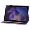 Samsung Galaxy Tab A8 Purple Butterfly Embossed Leather Case - 4