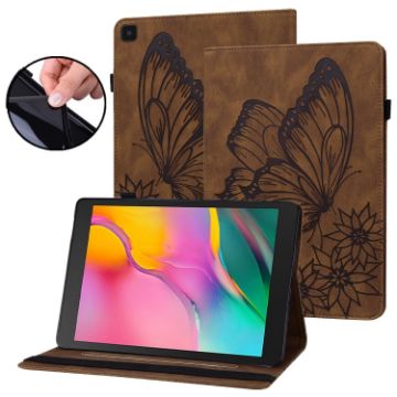 Samsung Galaxy Tab A 8.0 2019 T290/T295 Butterfly Leather Case Brown - 1