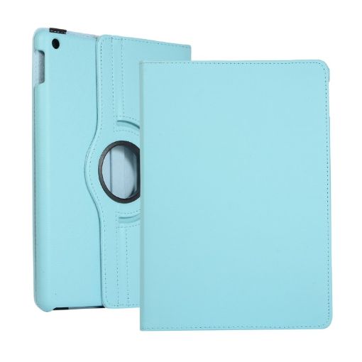 Lenovo M10 Plus 3rd Gen Light Blue 360 Rotating Leather Tablet Case - 1