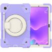 Samsung Galaxy Tab A8 10.5 2021 Purple Full Body Case with Holder & Strap - 2