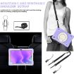 Samsung Galaxy Tab A8 10.5 2021 Purple Full Body Case with Holder & Strap - 7