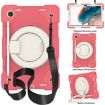Samsung Galaxy Tab A8 10.5 2021 Red Full Body Case with Holder & Strap - 1
