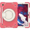 Samsung Galaxy Tab A8 10.5 2021 Red Full Body Case with Holder & Strap - 2
