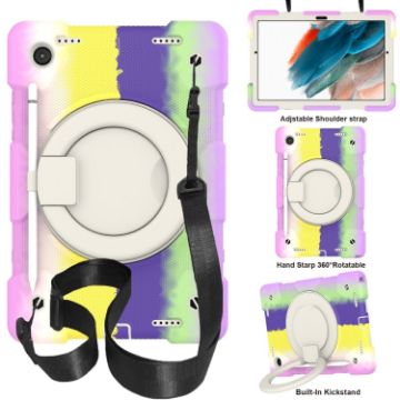 Samsung Galaxy Tab A8 10.5 2021 Full Body Case with Holder & Strap - 1