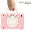 Samsung Galaxy Tab A8 10.5 2021 Pink Full Body Case with Holder & Strap - 5
