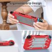 Switch OLED Gamepad Protective Case - Red TPU+PC Cover - 5