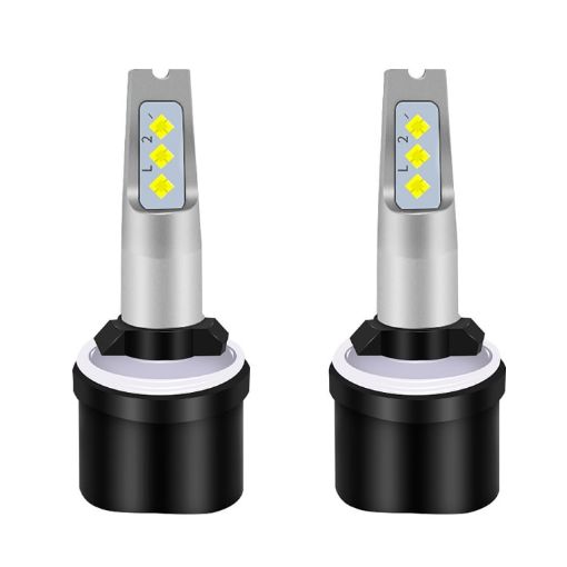 1 Pair 880 Car LED Fog Light 12V-24V 12W 1800LM White - 1