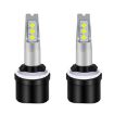 880 Car LED Fog Light Pair 12V-24V 12W 1800LM Yellow Light - 1