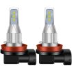 H16JP DC 12V-24V 12W 1800LM Car LED Fog Light Ice Blue 1 Pair - 1
